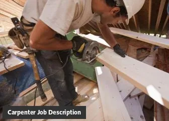 Carpenter Job Description Template