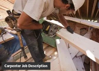 Carpenter job description