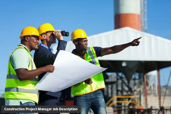 Construction Project Manager Job Description Template