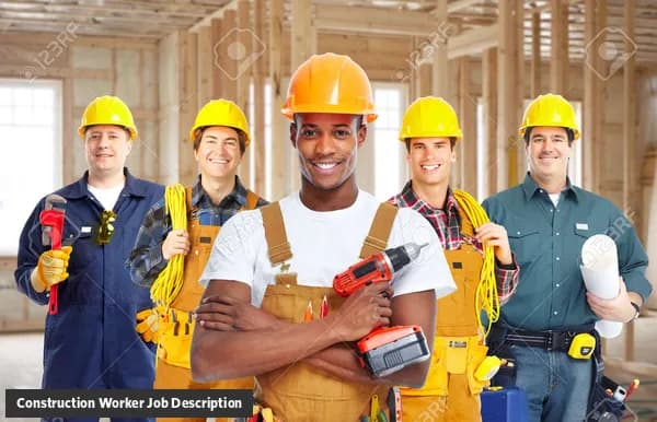 Construction Worker Job Description Template