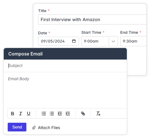 Email + calendar sync