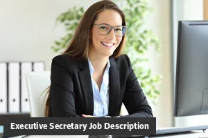 Executive Secretary Job Description Template