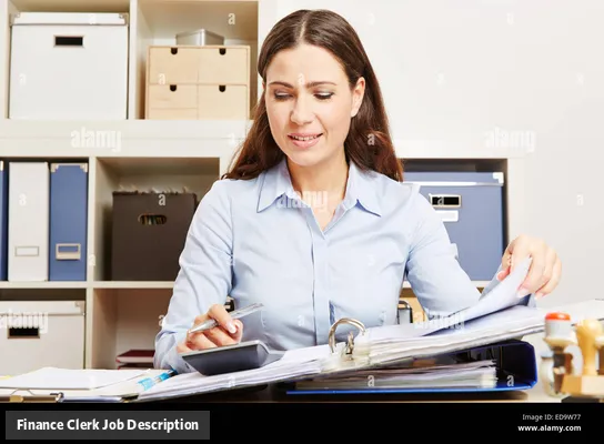 Finance Clerk Job Description Template