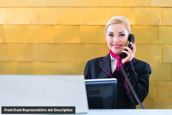 Front Desk Representative job description