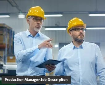 Production Manager Job Description Template