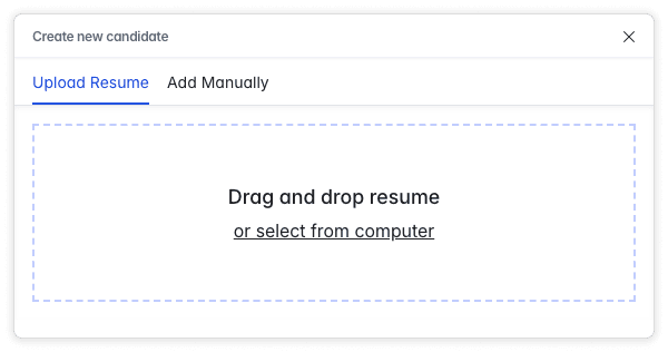 Resume parsing with AI