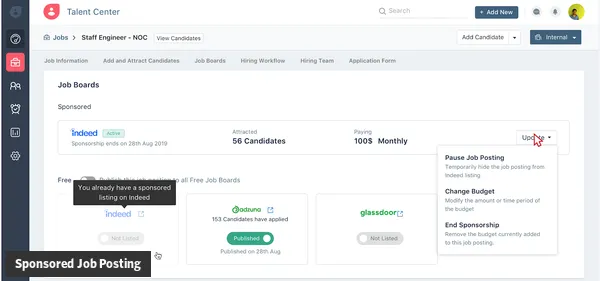 What is Sponsored Job Posting