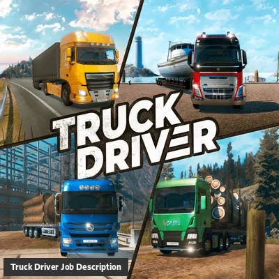 Truck Driver Job Description Template