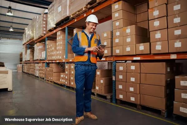 Warehouse Supervisor Job Description Template